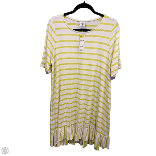 Dress Casual Short By Agnes & Dora In Striped Pattern, Size: Xxl