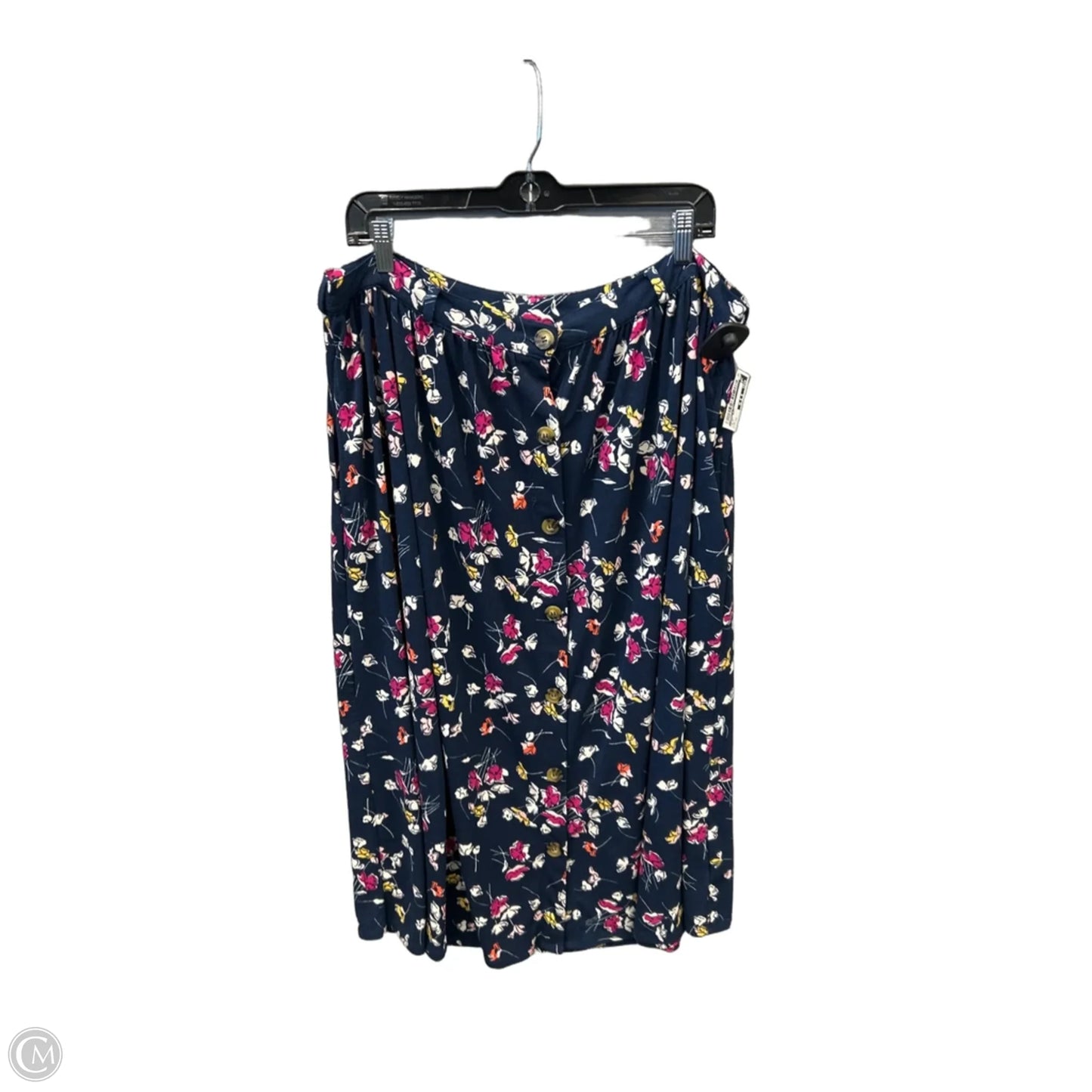 Skirt Maxi By Terra & Sky In Blue, Size: 18