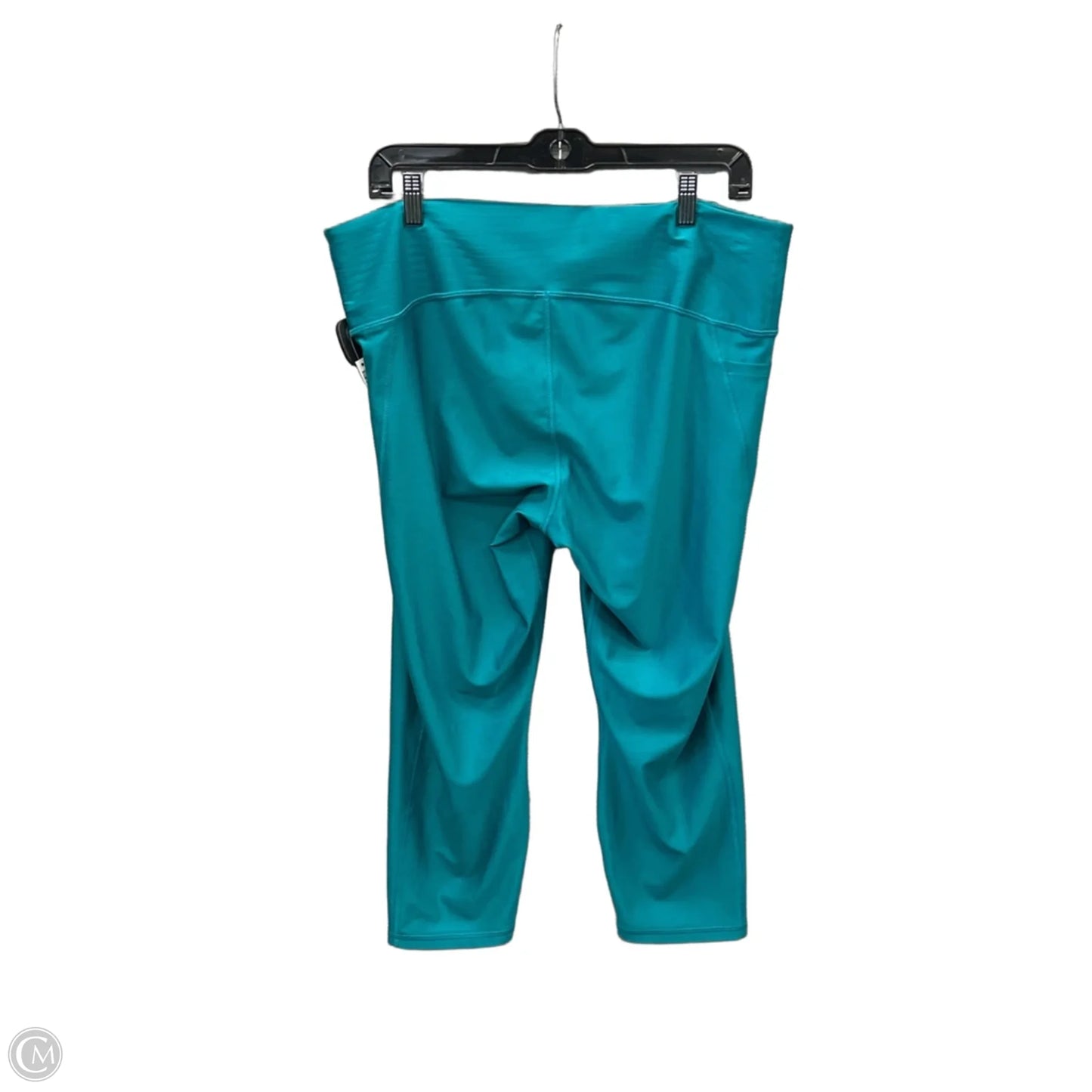 Athletic Leggings Capris By Under Armour In Green, Size: Xxl