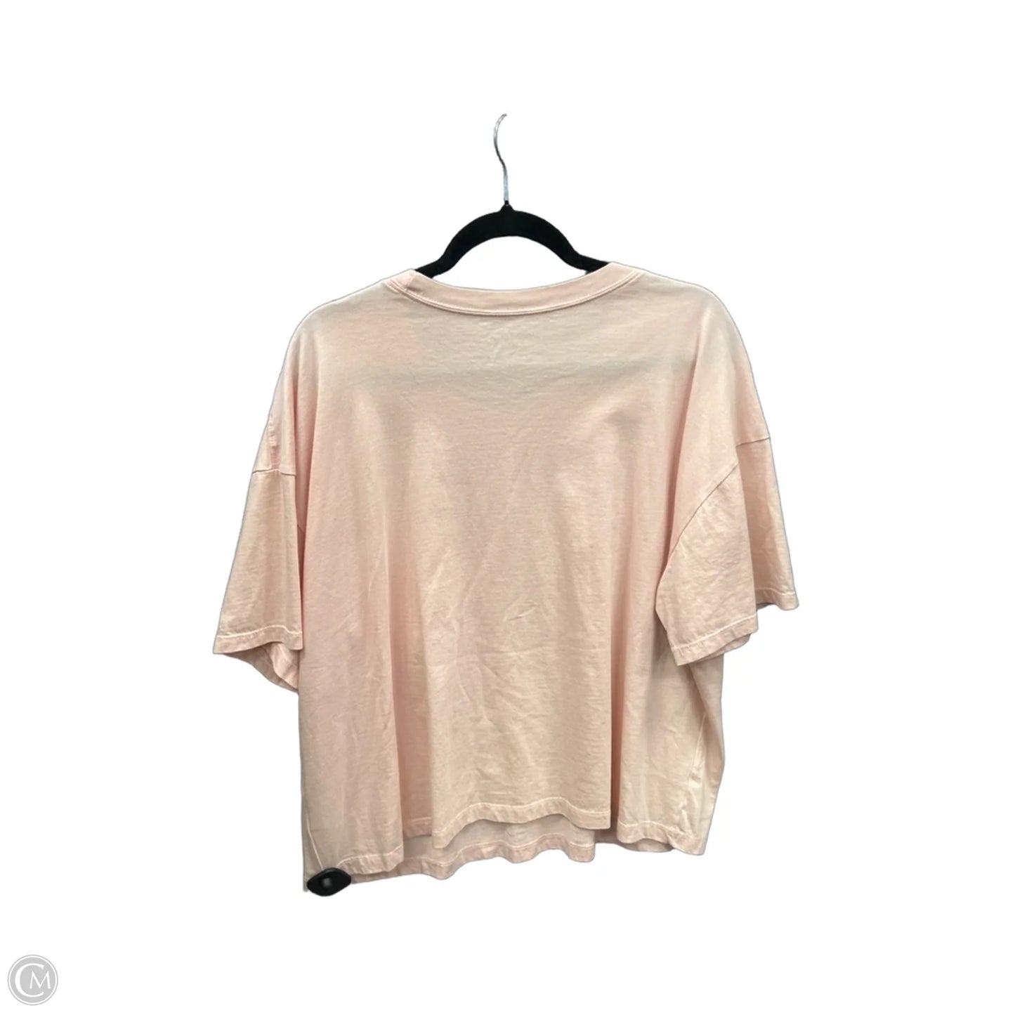 Top Short Sleeve Basic By Time And Tru In Pink, Size: 3x