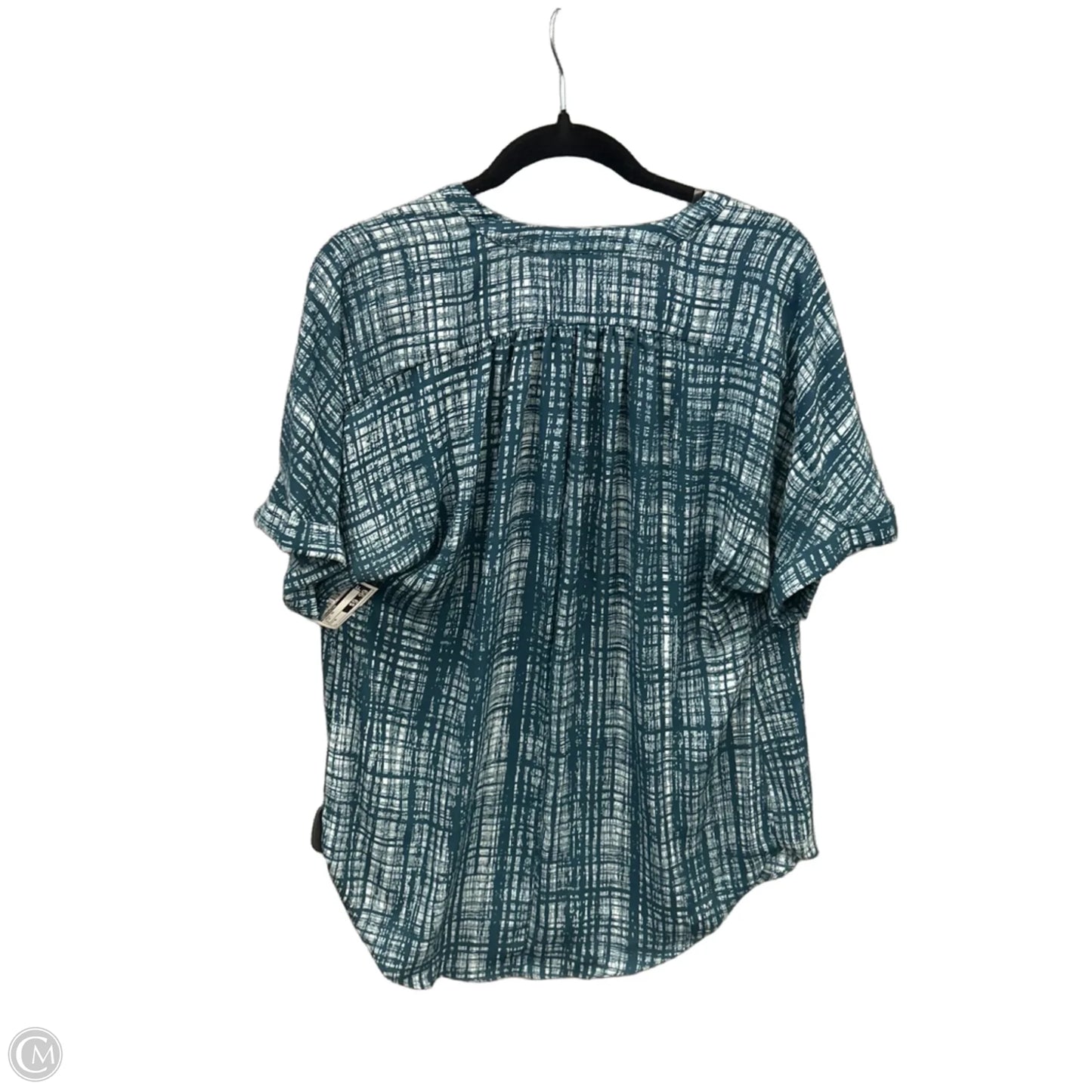Tunic Short Sleeve By Worthington In Blue, Size: M