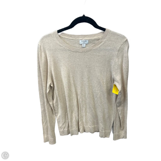 Top Long Sleeve By J. Crew In Cream, Size: M