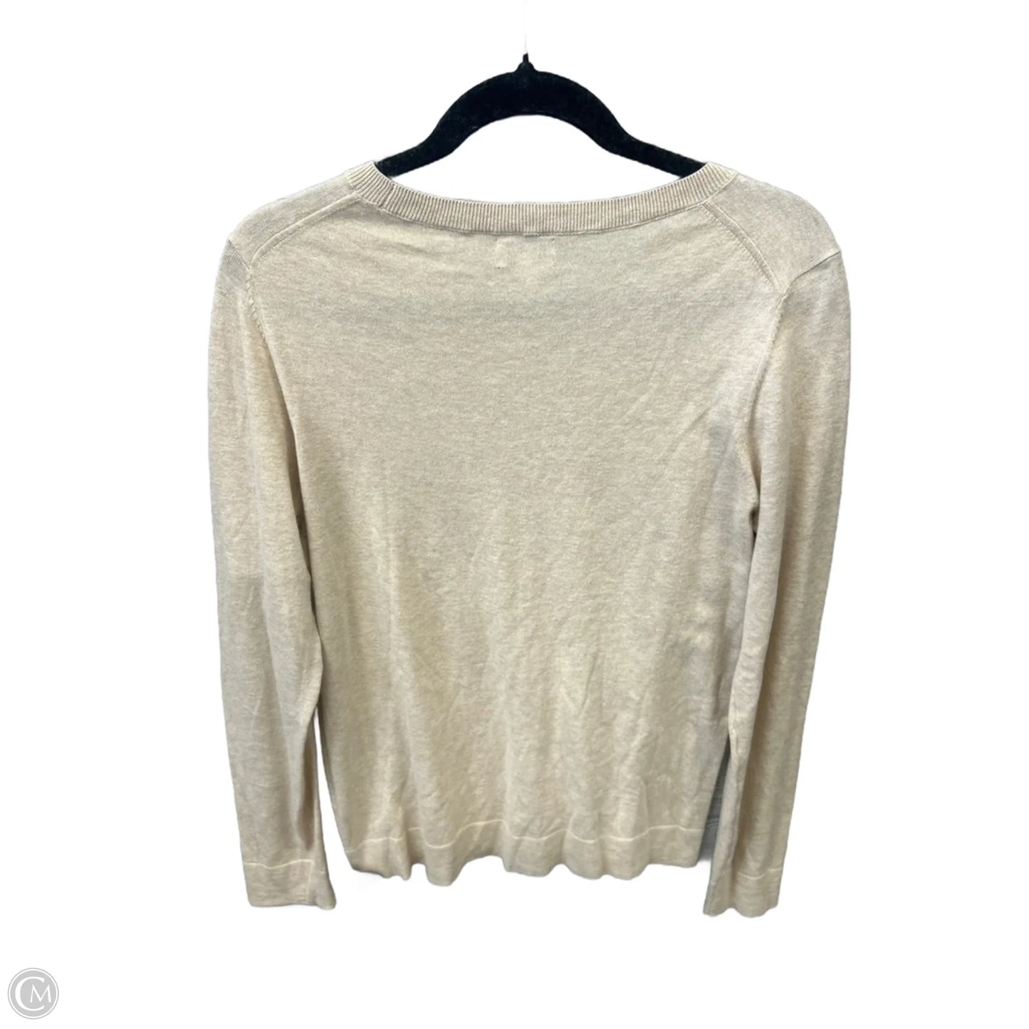 Top Long Sleeve By J. Crew In Cream, Size: M