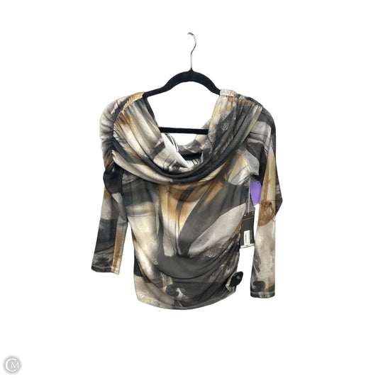 Blouse Long Sleeve By Worthington In Multi-colored, Size: M