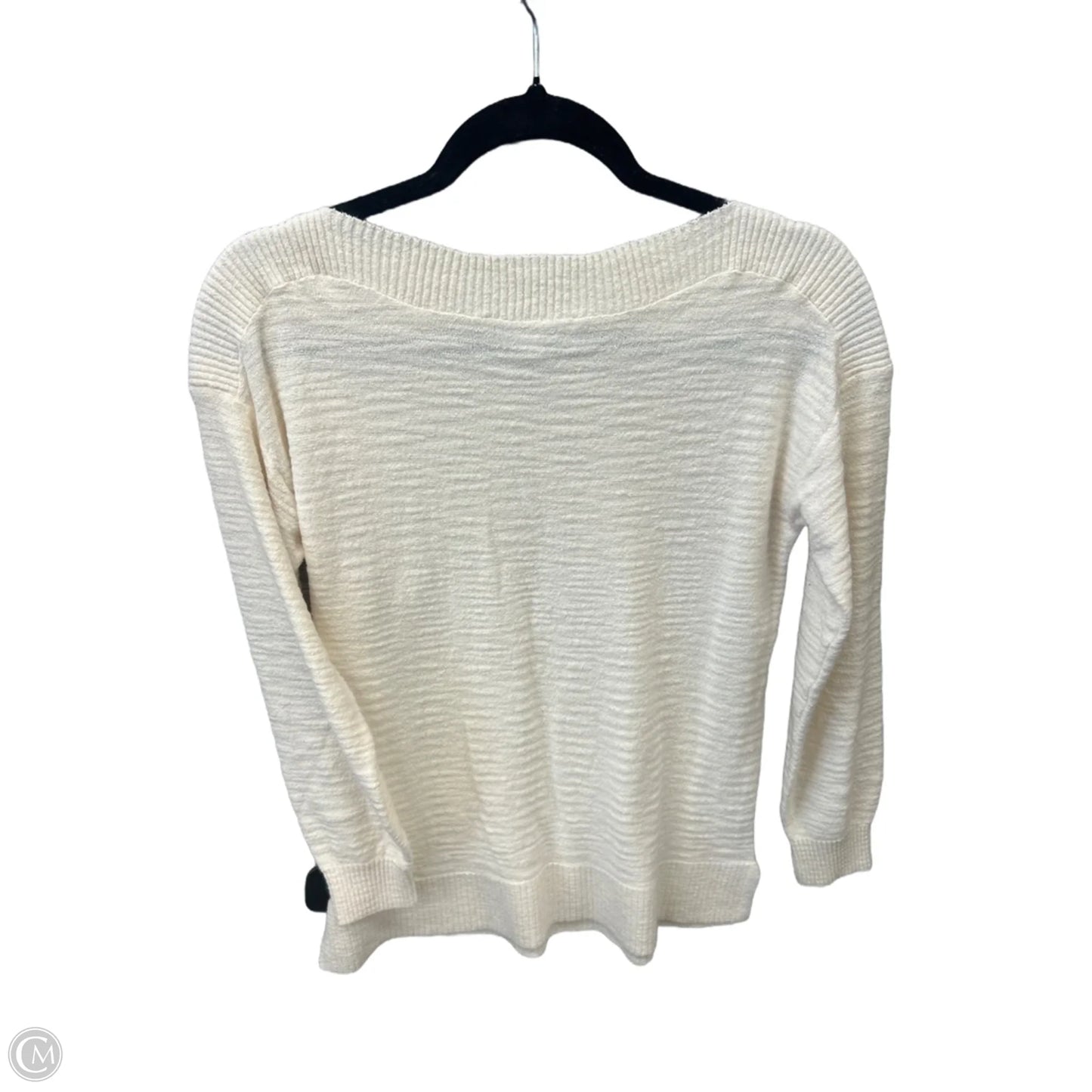 Top Long Sleeve By Loft In Cream, Size: S