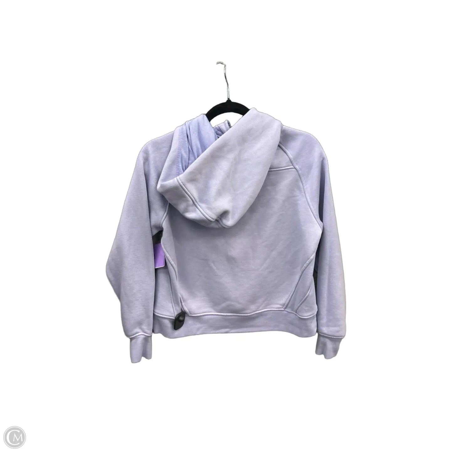 Athletic Top Long Sleeve Hoodie By Danskin In Purple, Size: M