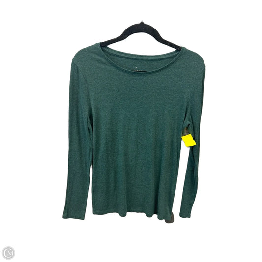 Top Long Sleeve Basic By A New Day In Green, Size: L