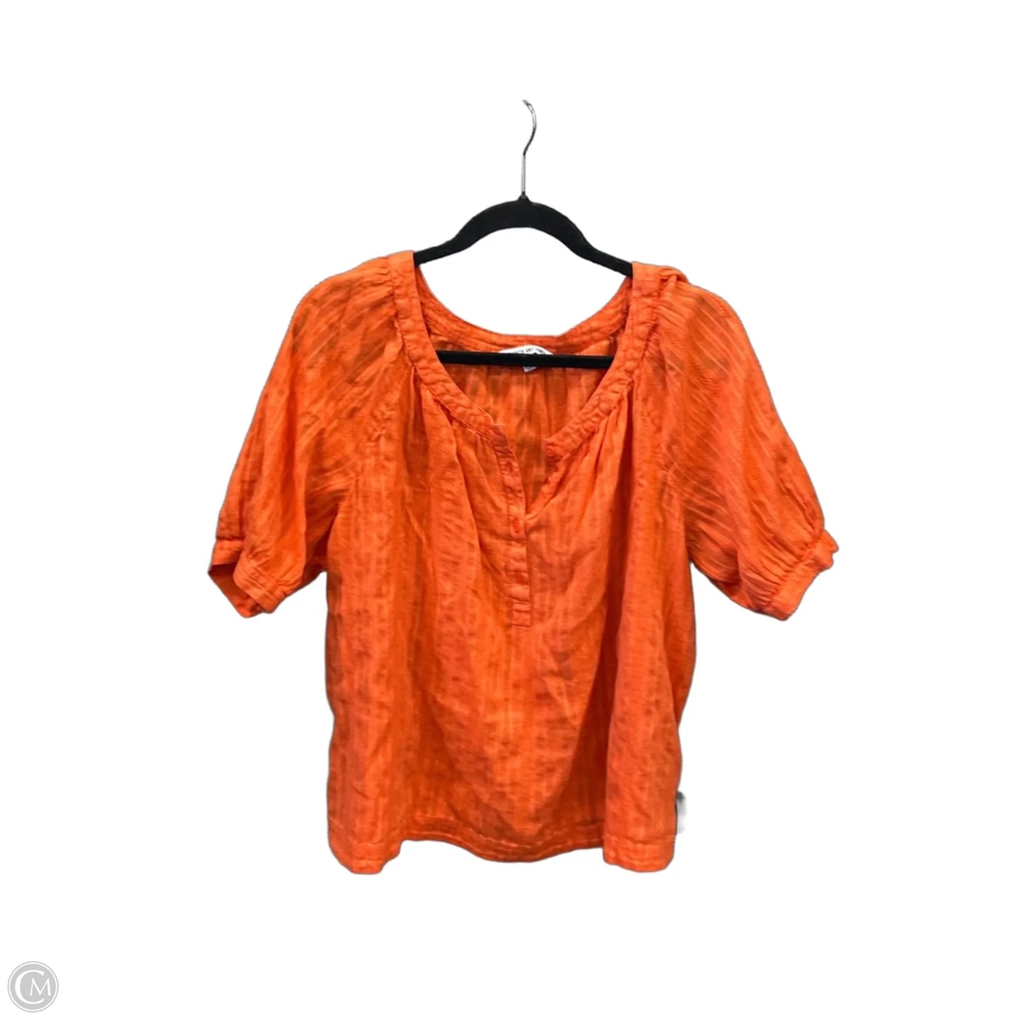 Top Short Sleeve By Elizabeth And James In Orange, Size: Xl