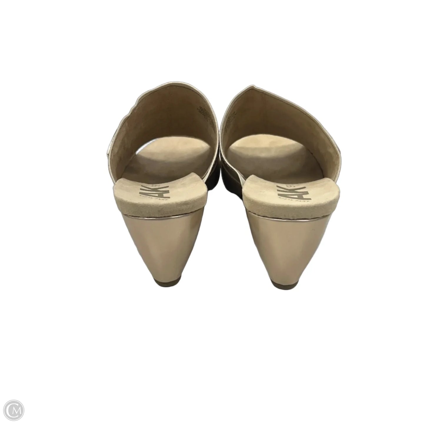 Sandals Heels Wedge By Anne Klein In Gold, Size: 10