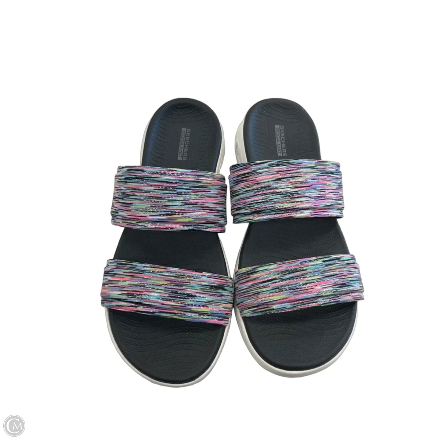 Sandals Flats By Skechers In Black, Size: 10