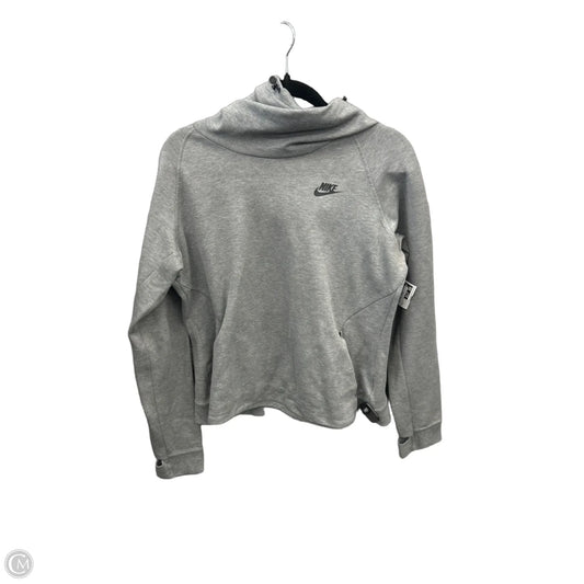 Sweatshirt Hoodie By Nike Apparel In Grey, Size: L