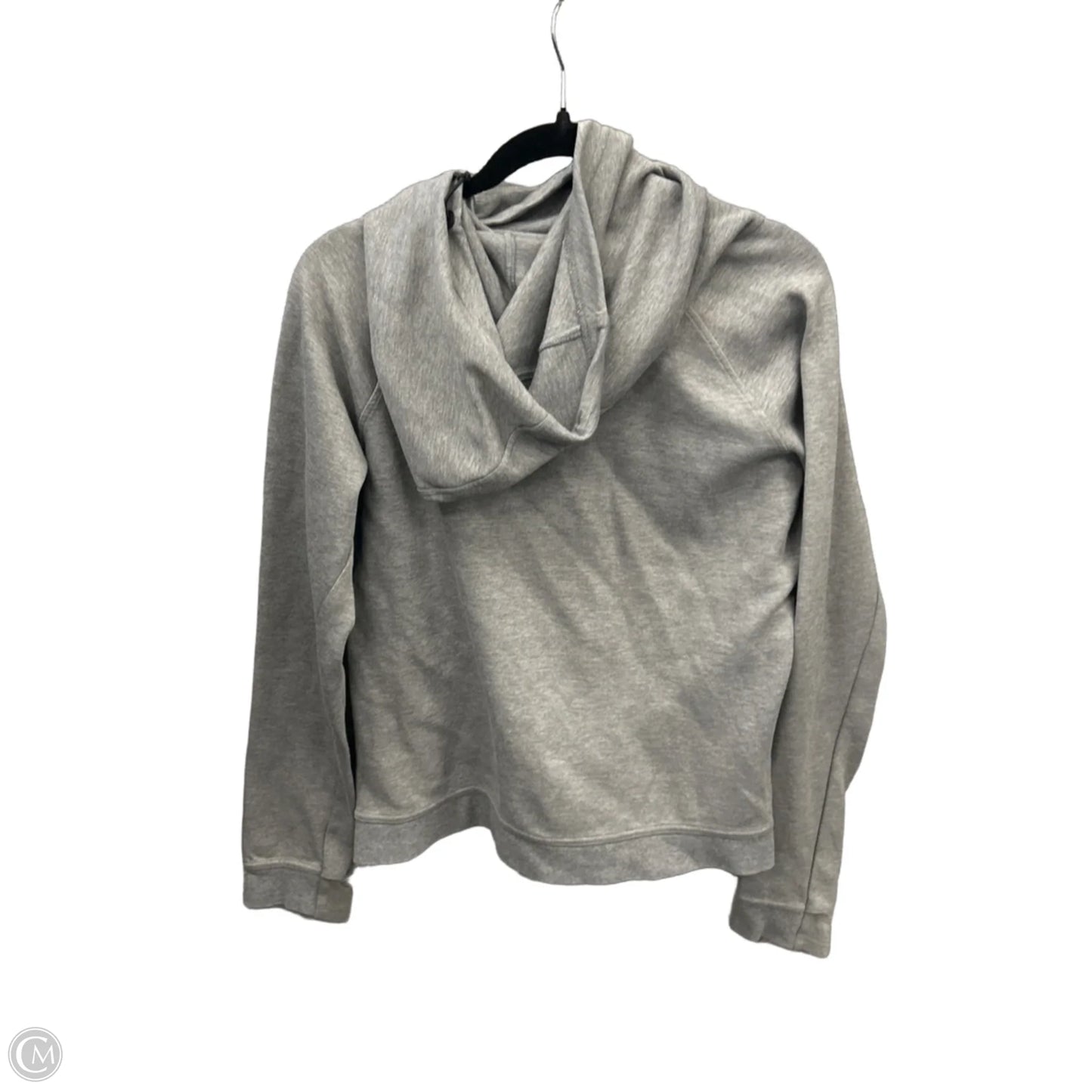 Sweatshirt Hoodie By Nike Apparel In Grey, Size: L