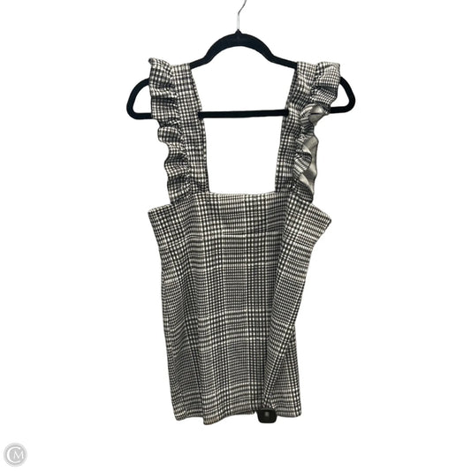 Tunic Sleeveless By Boohoo Boutique In Plaid Pattern, Size: M