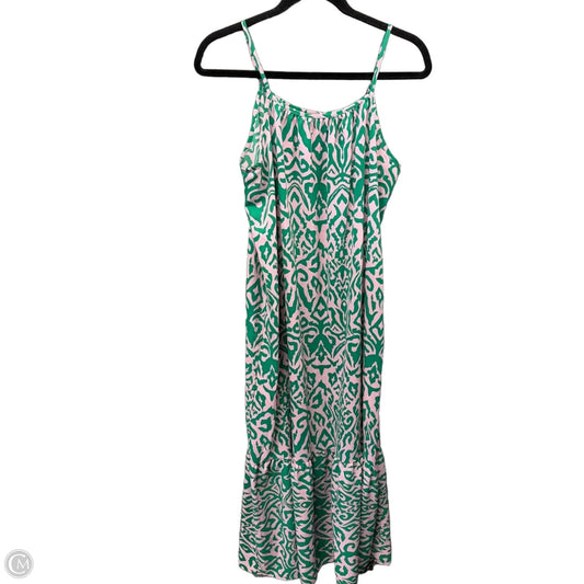 Dress Casual Maxi By Clothes Mentor In Green & Pink, Size: S