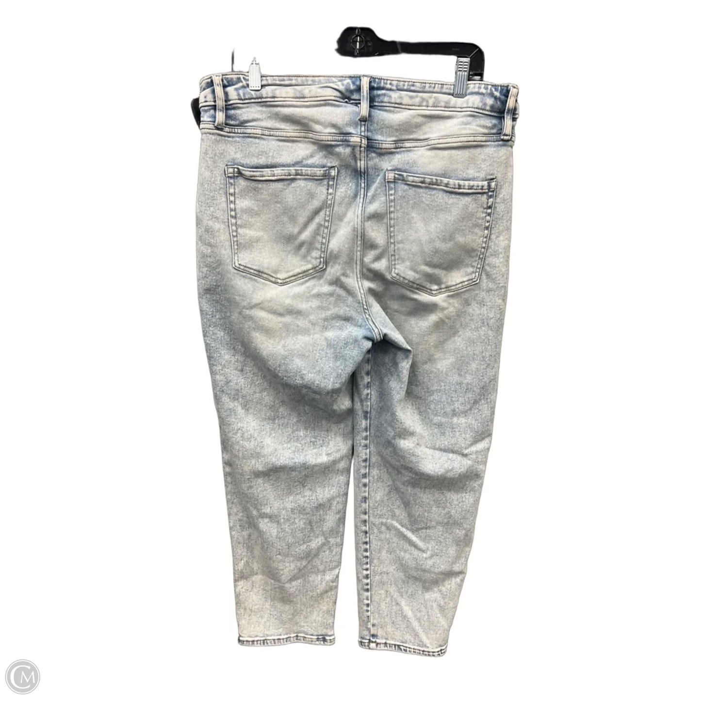 Jeans Straight By Ava & Viv In Blue Denim, Size: 16