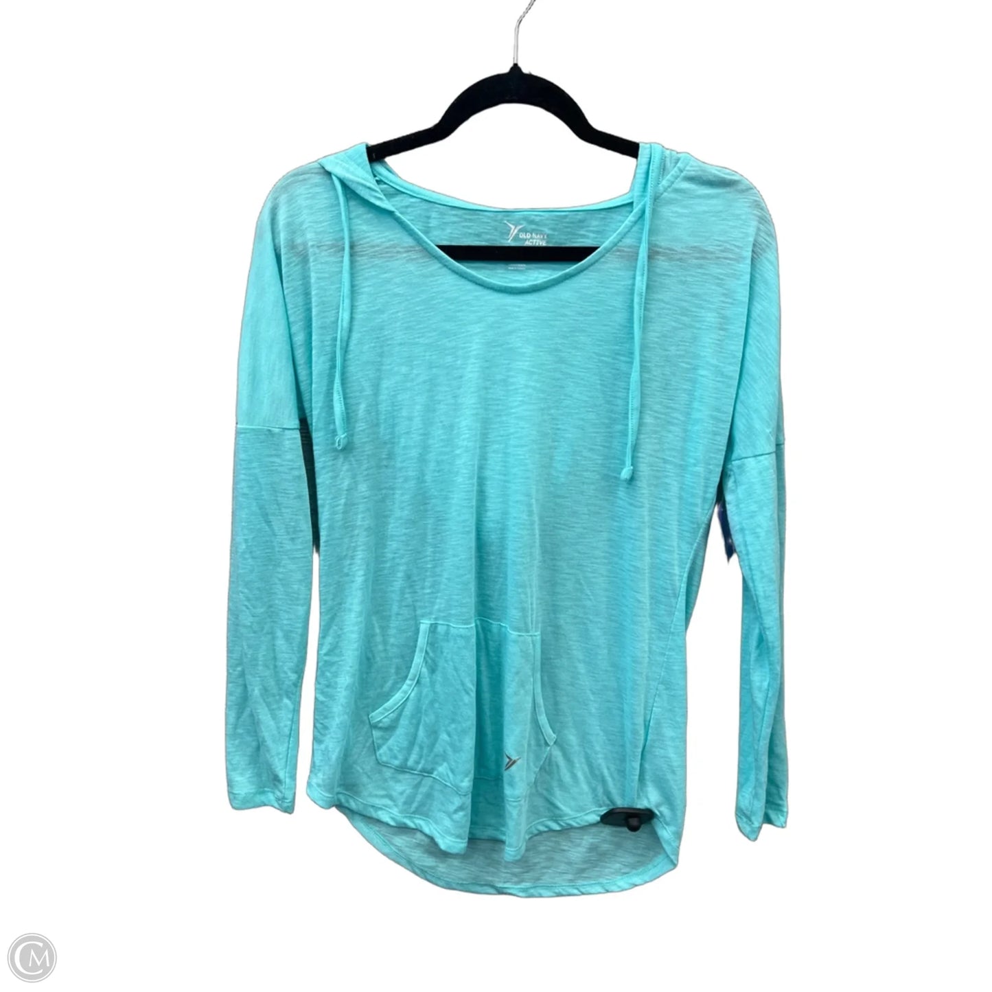 Athletic Top Long Sleeve Hoodie By Old Navy In Blue, Size: Xs