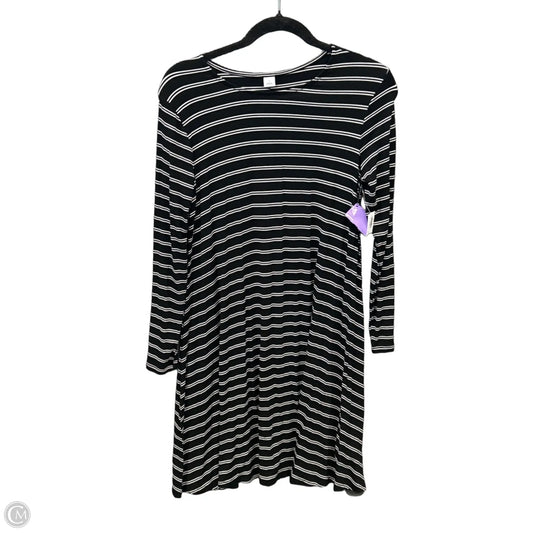 Dress Casual Midi By Old Navy In Striped Pattern, Size: S