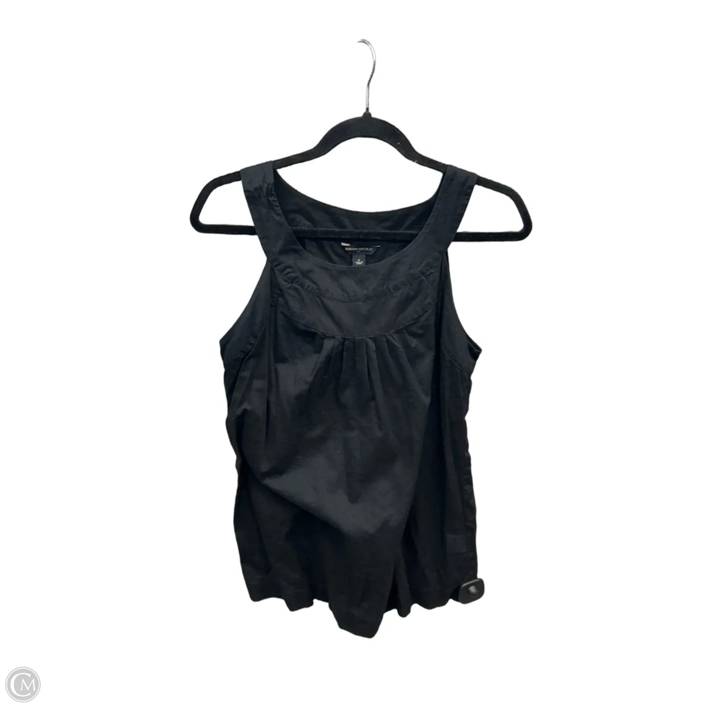 Top Sleeveless By Banana Republic In Black, Size: M