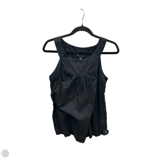 Top Sleeveless By Banana Republic In Black, Size: M