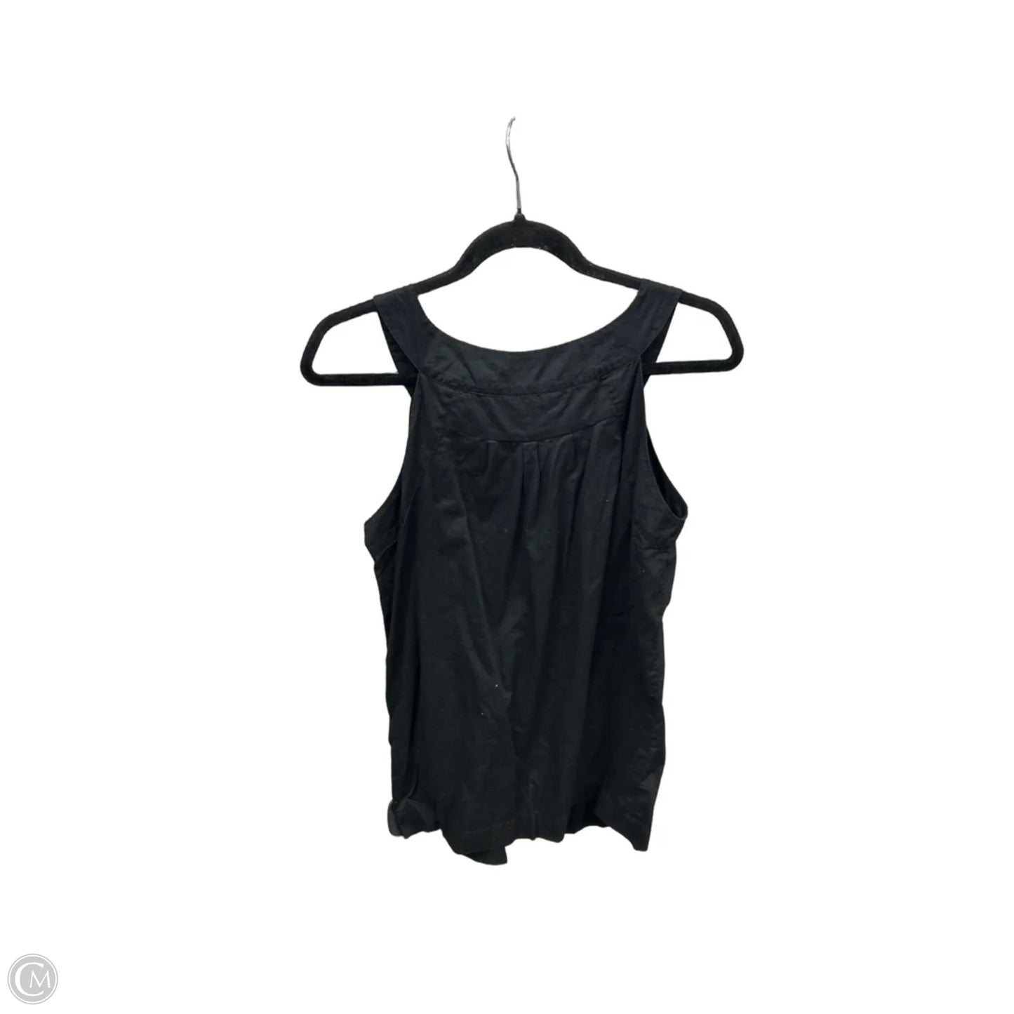 Top Sleeveless By Banana Republic In Black, Size: M