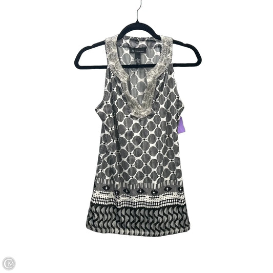 Tunic Sleeveless By Inc In Black, Size: M