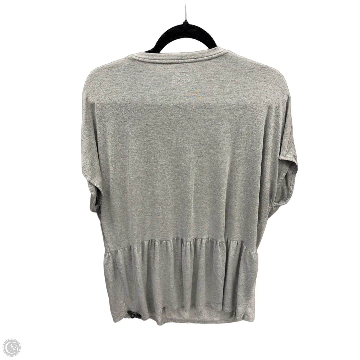 Top Short Sleeve By Lane Bryant In Grey, Size: Xl
