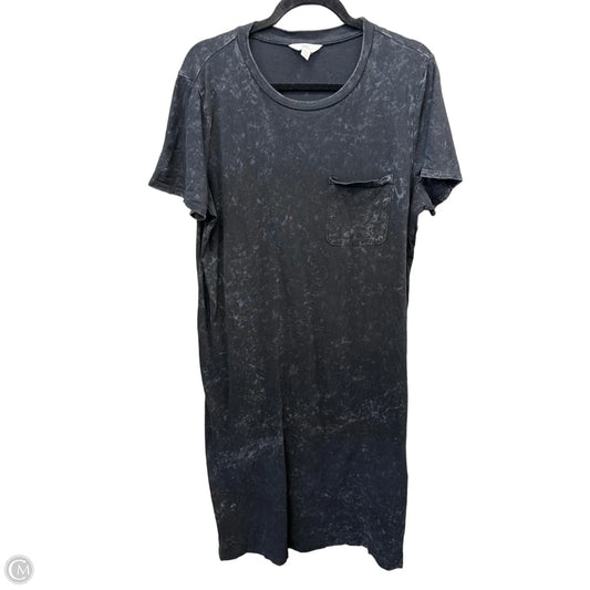 Dress Casual Maxi By Time And Tru In Black, Size: Xxl