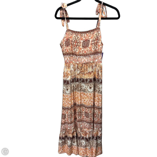 Dress Casual Maxi By Maurices In Orange, Size: S
