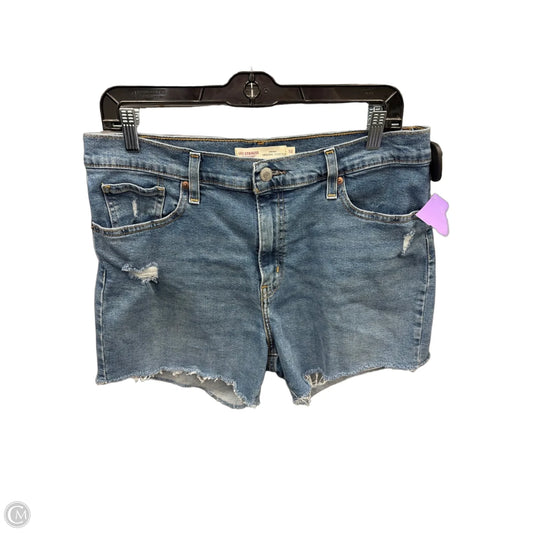 Shorts By Levis Signature In Blue Denim, Size: 10