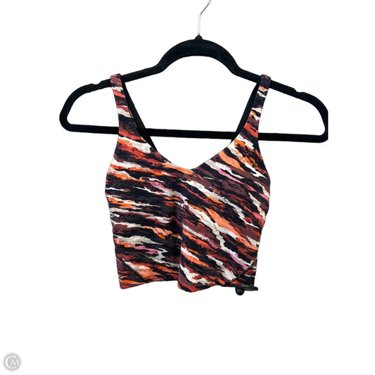 Athletic Bra By Lululemon In Orange, Size: Xs