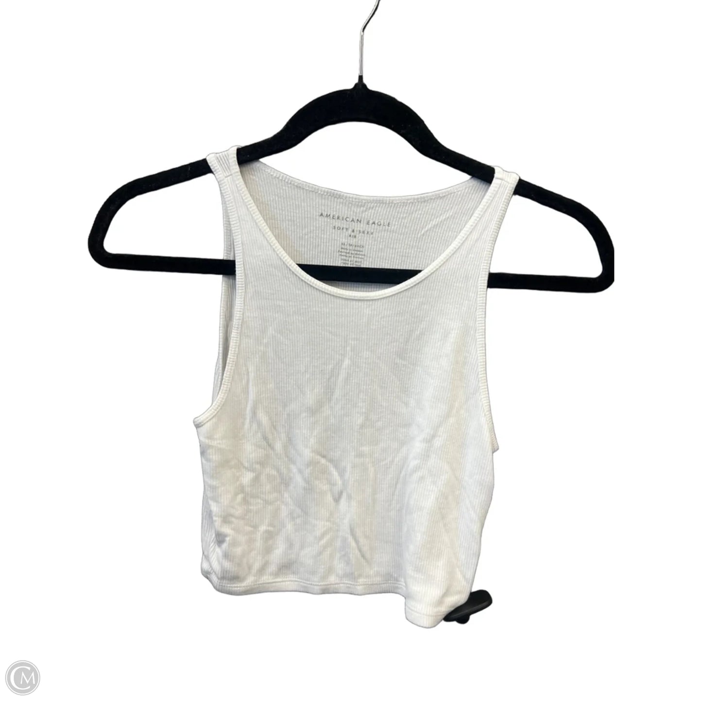 Top Sleeveless Basic By American Eagle In White, Size: Xs