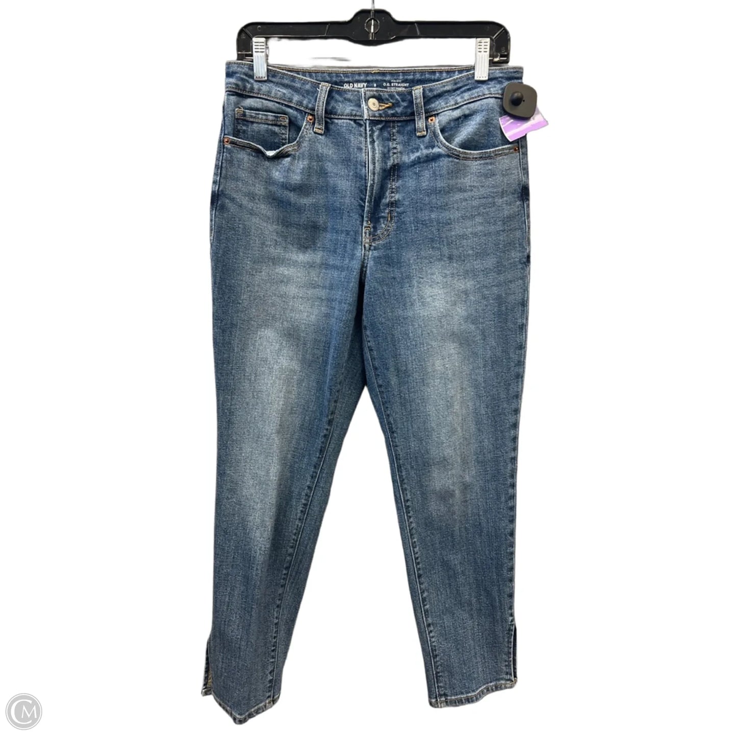 Jeans Straight By Old Navy In Blue Denim, Size: 8
