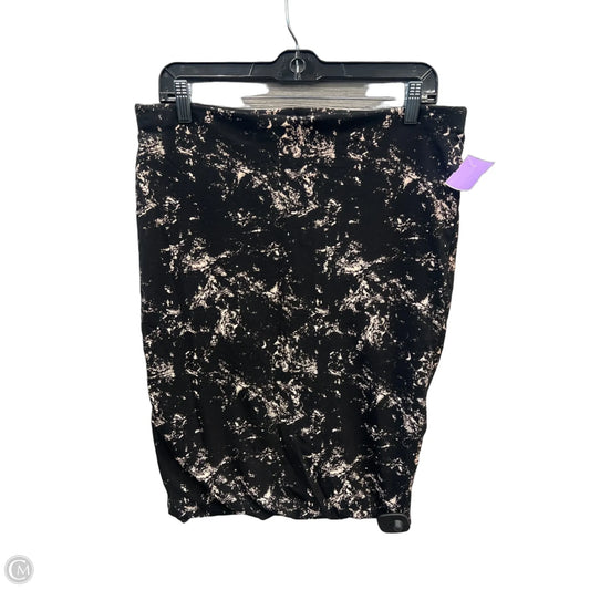 Skirt Midi By H&m In Black, Size: 12