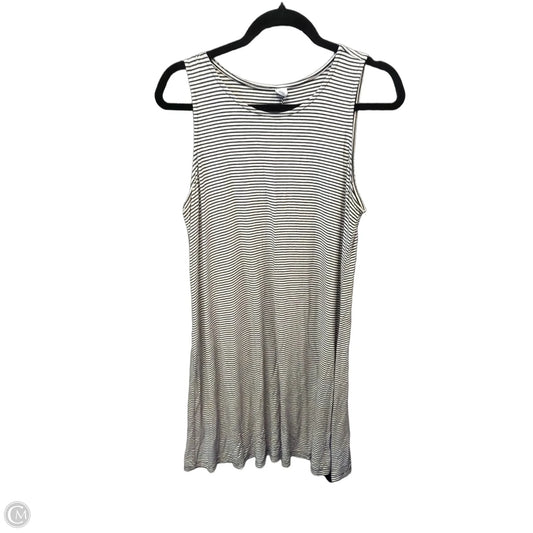 Dress Casual Midi By Old Navy In Striped Pattern, Size: L