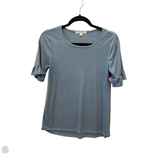 Top Short Sleeve Basic By Green Envelope In Blue, Size: Xs