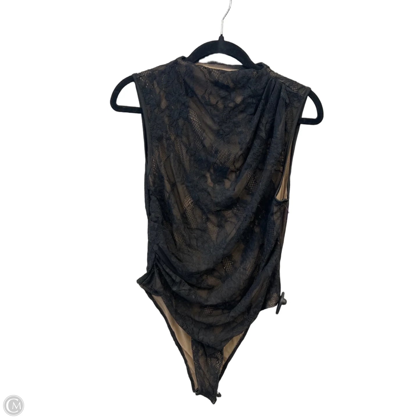 Bodysuit By Clothes Mentor In Black, Size: L