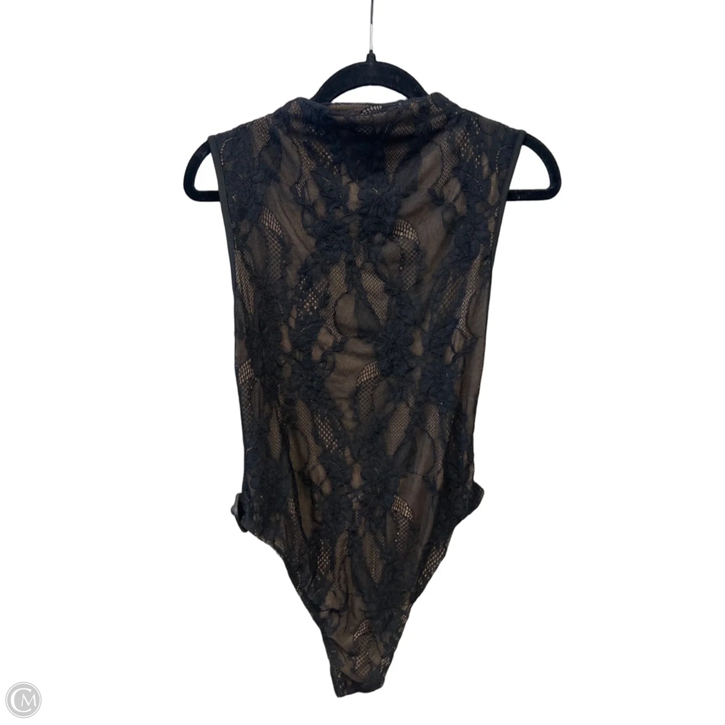 Bodysuit By Clothes Mentor In Black, Size: L