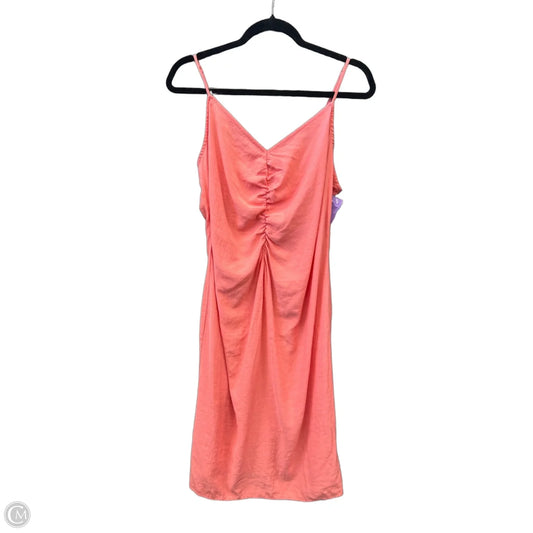 Dress Casual Midi By Nine West In Orange, Size: L