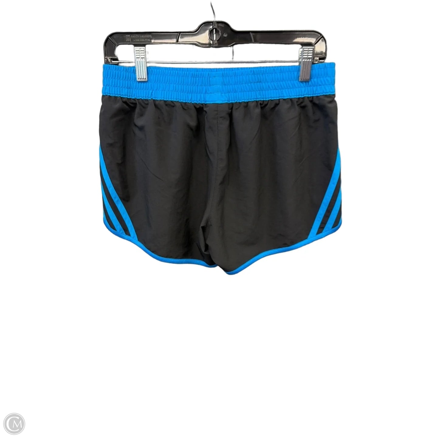Athletic Shorts By Adidas In Black & Blue, Size: M