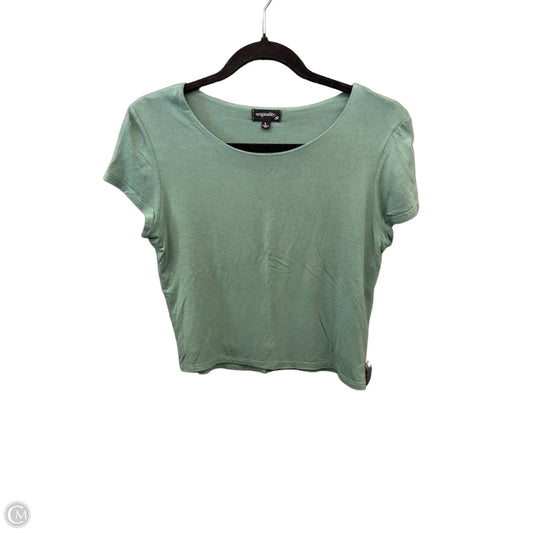 Top Short Sleeve Basic By Originality In Green, Size: L