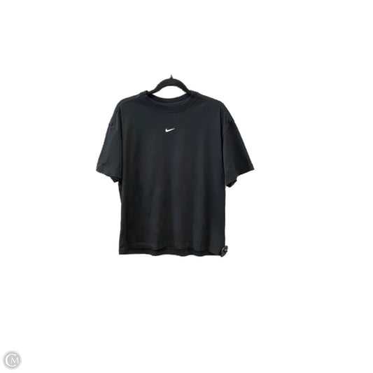 Top Short Sleeve By Nike Apparel In Black, Size: L
