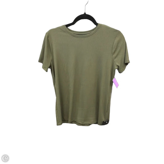 Top Short Sleeve Basic By Nine West In Green, Size: S
