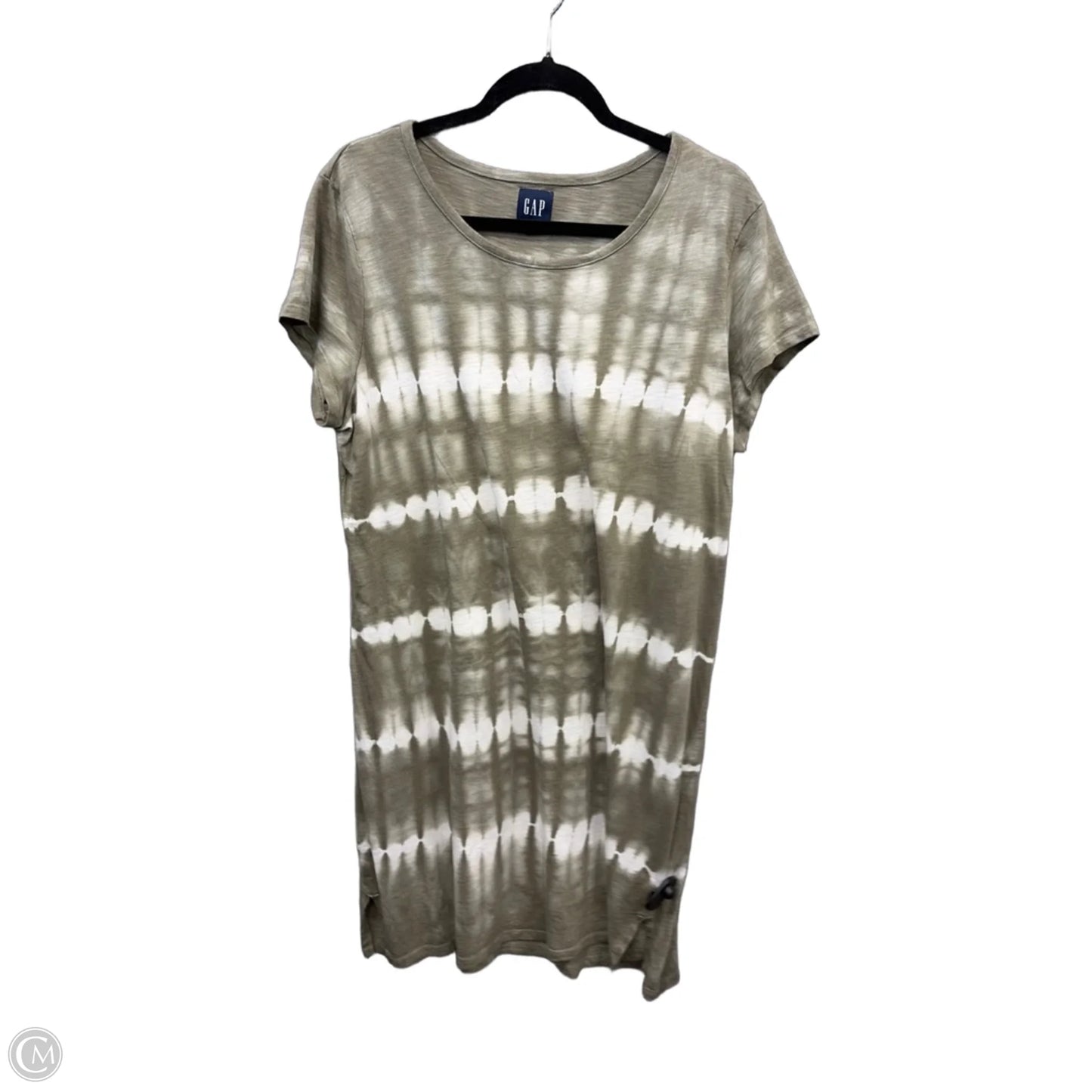 Dress Casual Midi By Gap In Tie Dye Print, Size: Xl
