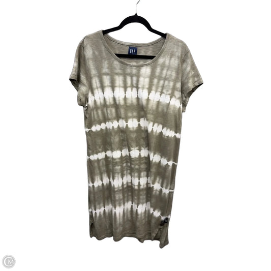 Dress Casual Midi By Gap In Tie Dye Print, Size: Xl