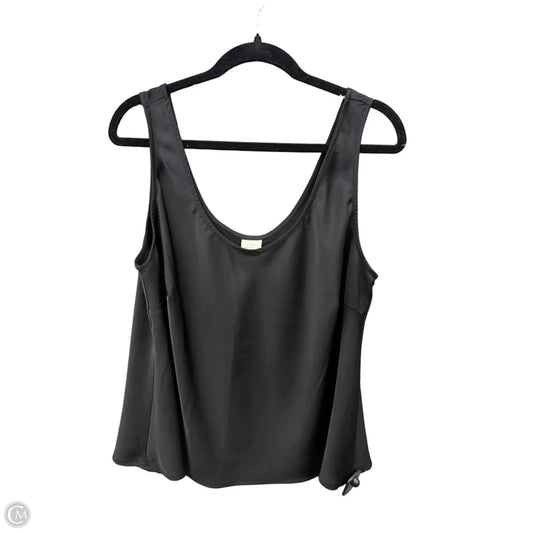 Top Sleeveless Basic By A New Day In Black, Size: Xxl