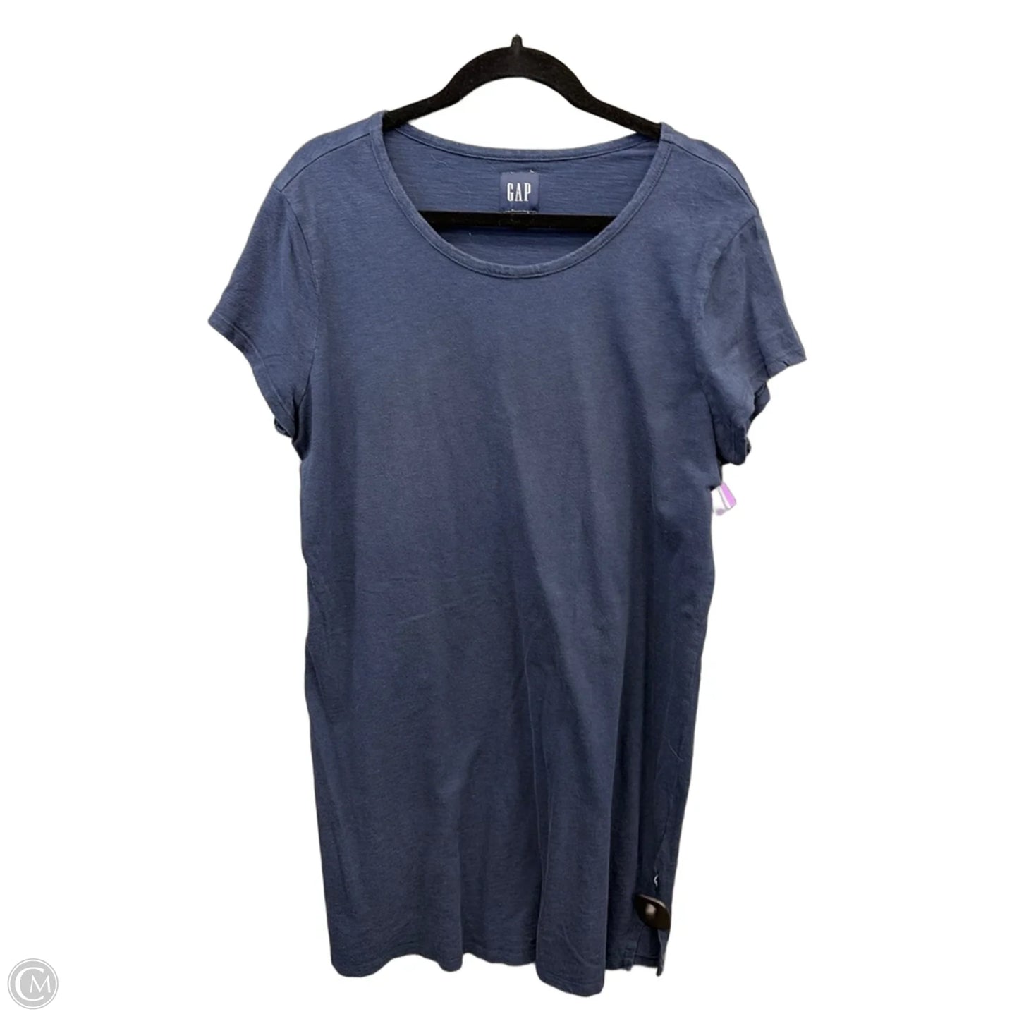 Dress Casual Midi By Gap In Navy, Size: Xl