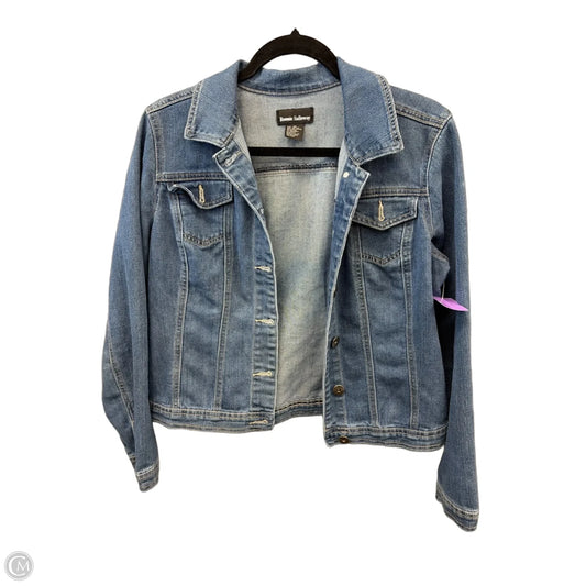 Jacket Denim By Clothes Mentor In Blue Denim, Size: M