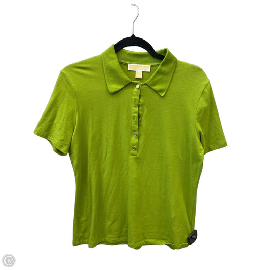 Top Short Sleeve By Michael By Michael Kors In Green, Size: M