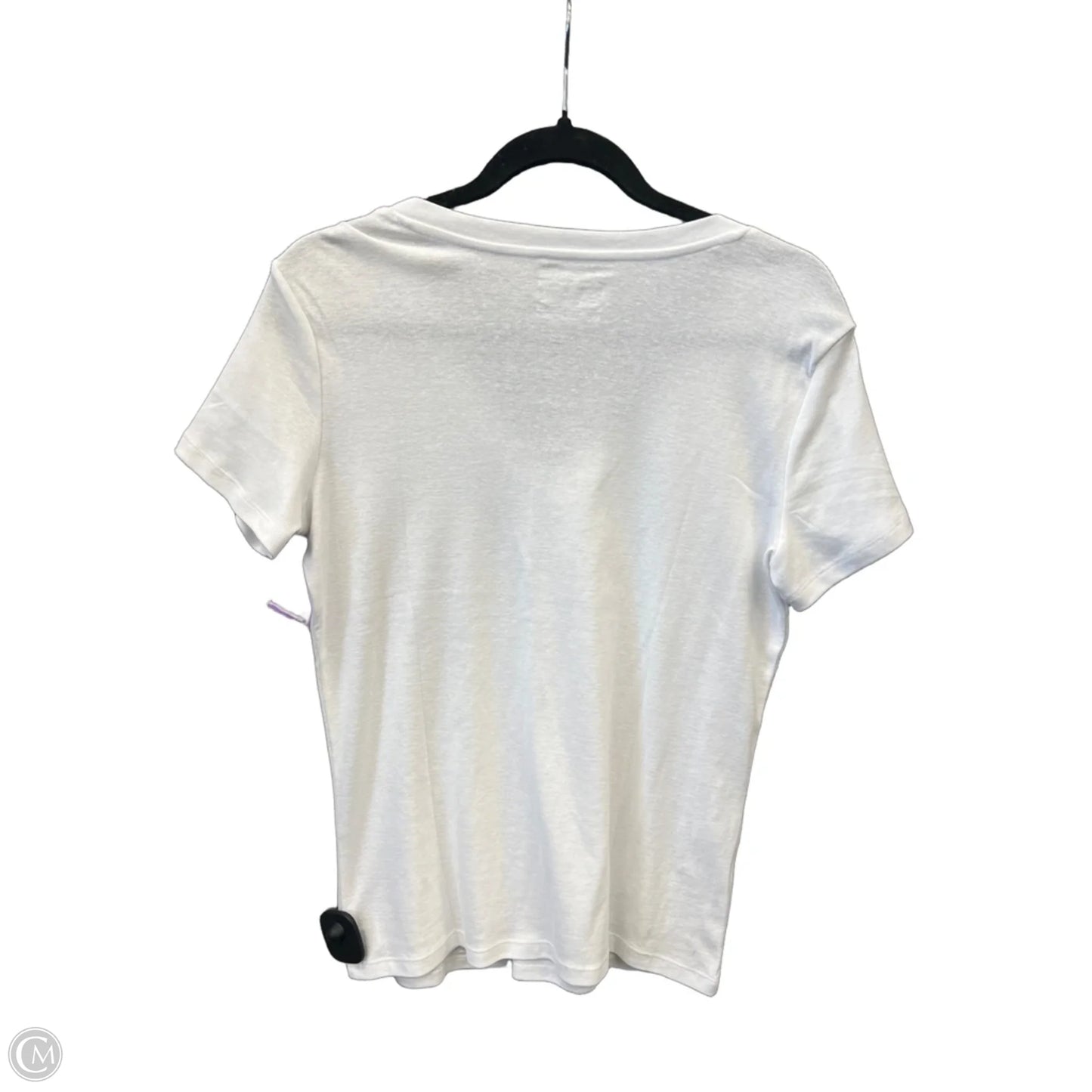 Top Short Sleeve Basic By Eddie Bauer In White, Size: M
