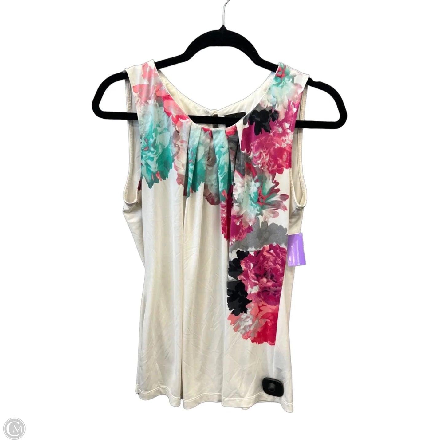 Top Sleeveless By Worthington In White, Size: M